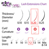 Feather Lashes - Ultra-Soft Dual-Tapered Eyelash Extensions