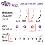 Feather Lashes - Ultra-Soft Dual-Tapered Eyelash Extensions